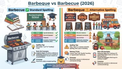 Barbeque vs Barbecue