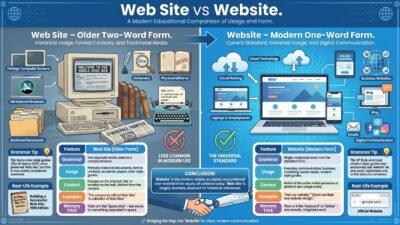 Web Site vs Website
